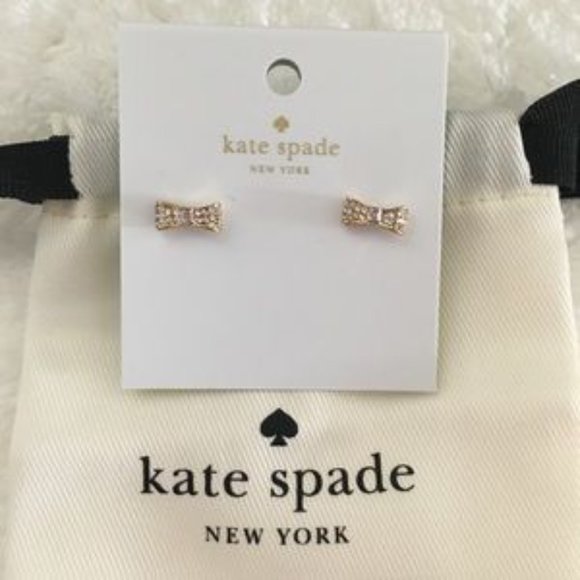Kate Spade Pave Bow Goldtone. 💎 FINAL PRICE !!! SALE - Picture 3 of 5